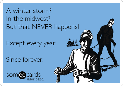 Winter Storm Humor