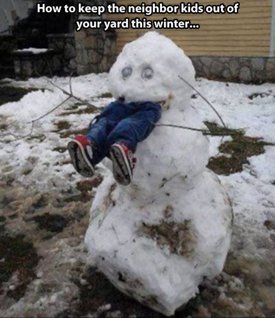 Snowman Eats Kid